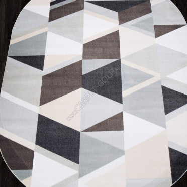 Ковер D942 - BLUE - Овал - коллекция VALENCIA DELUXE