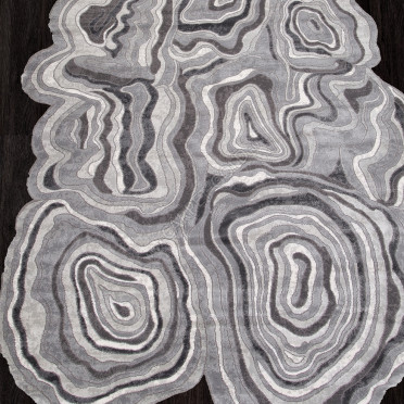 Ковер 00841G - GREY / GREY - Прямоугольник - коллекция SAFIR
