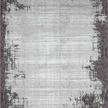 Ковер турецкий 36949A Sanat Viscon (Шелк+Модал, бежевый, фиолетовый)