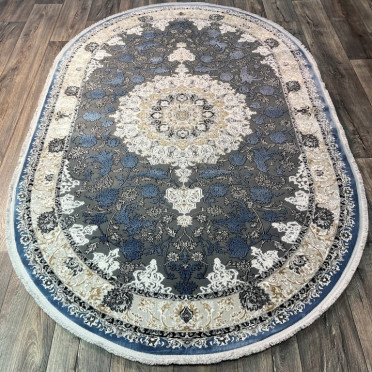ISFAHAN 29026A BLUE-BLUE овал