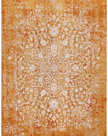 Ковер бельгийский 410162 Patina Essence (PP Heatset Высокоплотный, оранжевый)