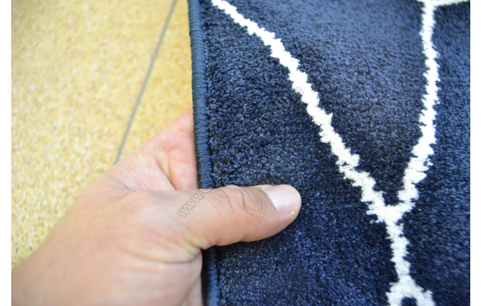 Бельгийский ковер Ambiance 81228 Navy-White