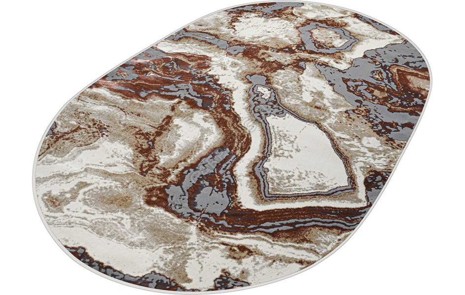 Турецкий ковер Regnum 37601A OVAL TERRA / L.BEIGE