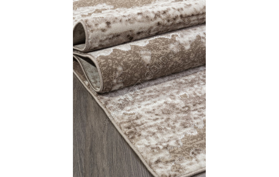 Ковер в стиле модерн F173 - BEIGE - Прямоугольник - коллекция ALABAMA