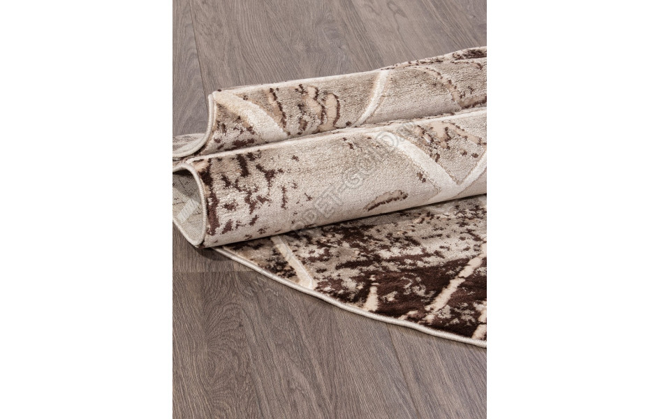 Ковер 04035B - DARK BROWN - Овал - коллекция ARMINA