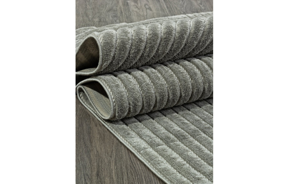 Ковер D801AG - GREY / GREY - Прямоугольник - коллекция JUNO