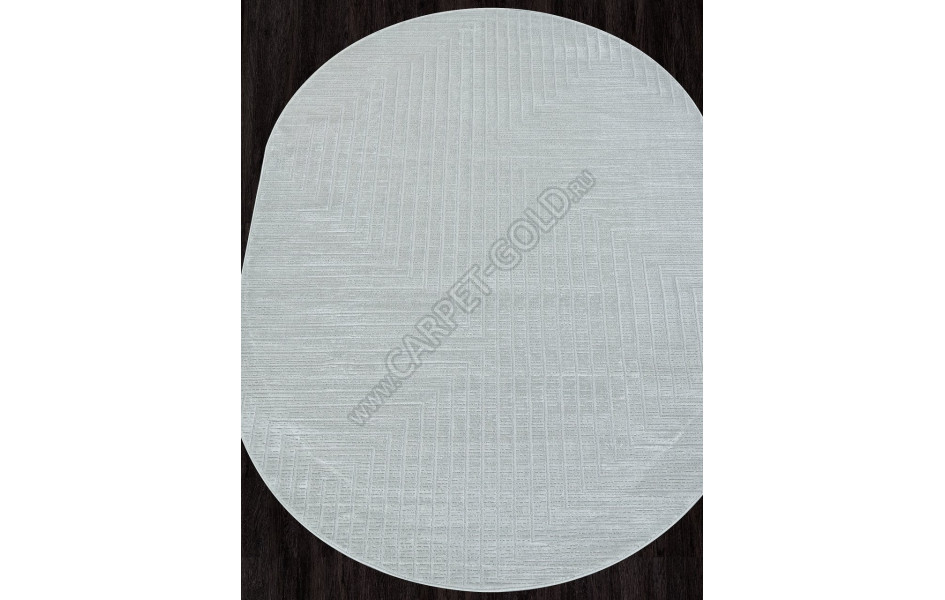 Ковер E256AT - L.GREY / GREY - Овал - коллекция SIROCCO