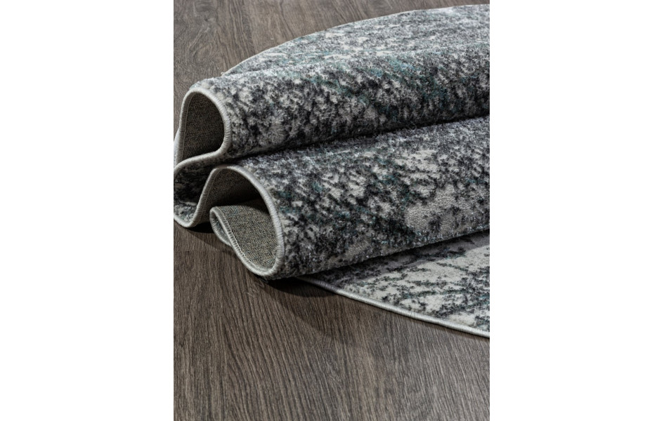 Ковер 02474H - BLUE / GREY - Овал - коллекция SAFARI