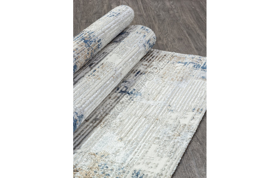 Ковер DA492 - 635 CREAM / NAVY - Прямоугольник - коллекция ANTEP