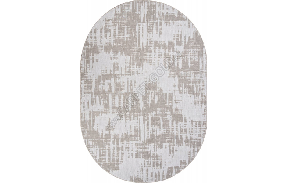 Ковер S144 - BEIGE - Овал - коллекция KAIR