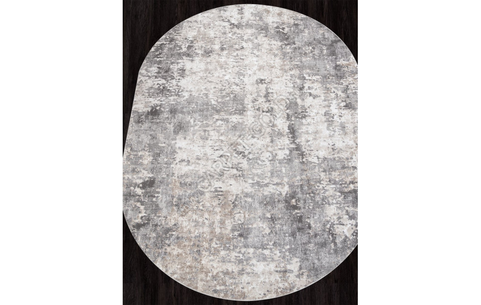 Ковер 02945B - BEIGE / BEIGE - Овал - коллекция KIRKE