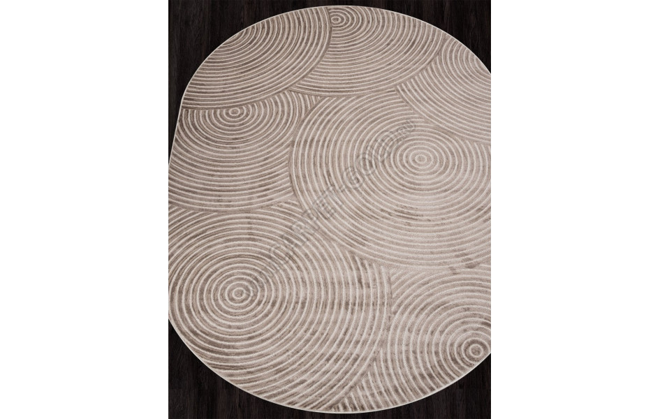 Ковер F410 - BEIGE - Овал - коллекция DIOS