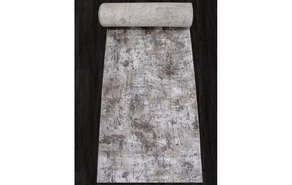 Ковер 3433 - GRAY-BEIGE - Дорожка - коллекция GRAFF