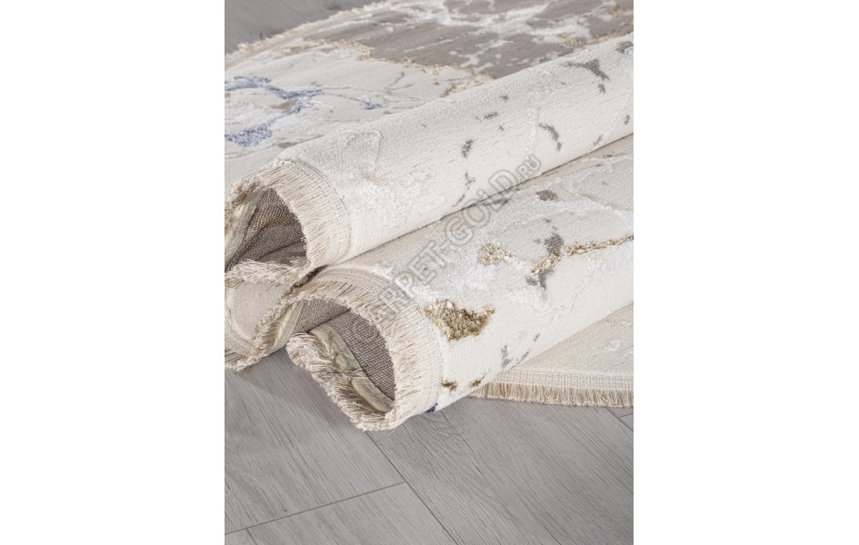 Ковер 27231A - GRY / BLUE - Овал - коллекция MOSSO